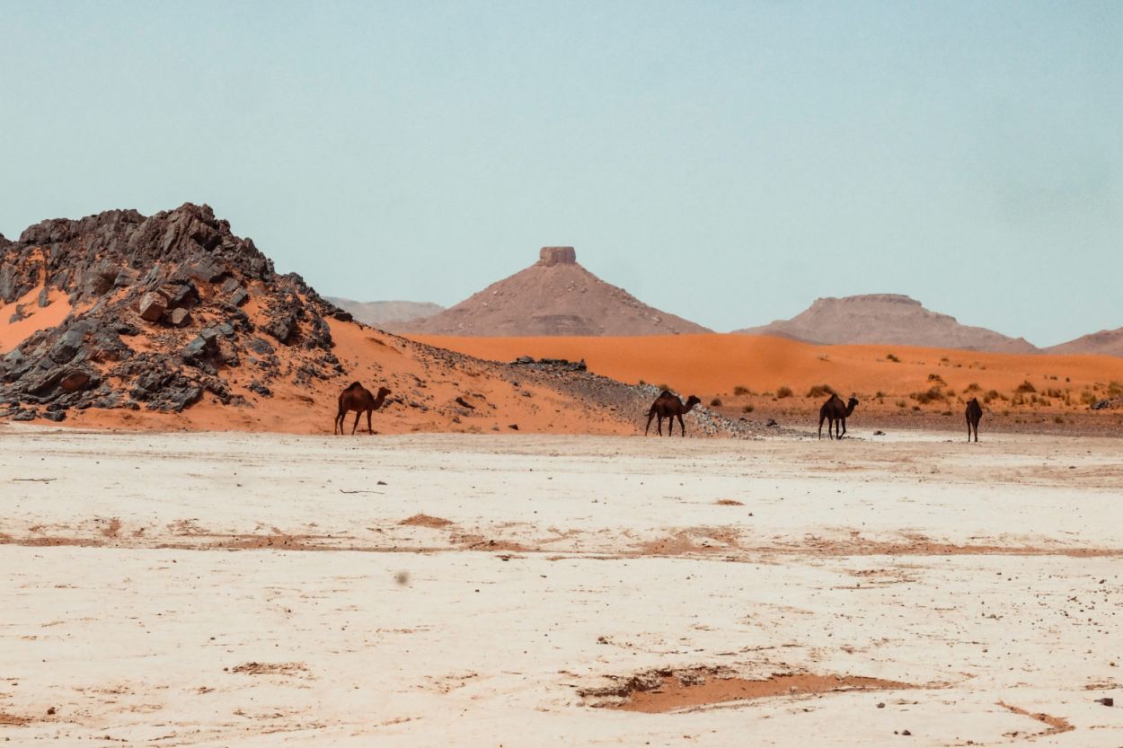 Paisaje de Erg Ouzina