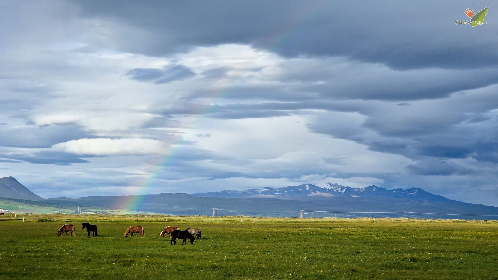 Arco iris en Islandia