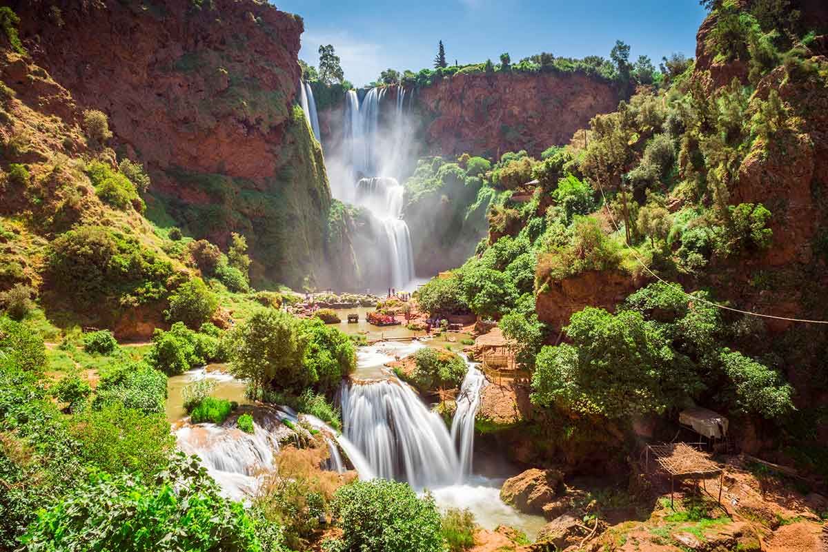 Cascada de Ouzoud. Marruecos.