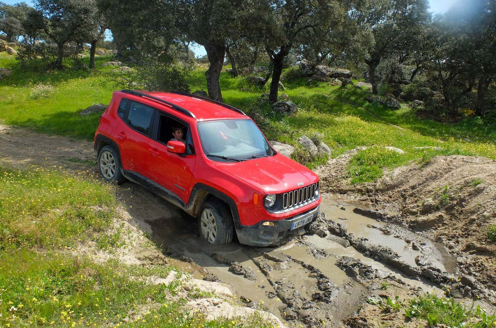 Paso de barro en el Circuito de Segurilla 4x4