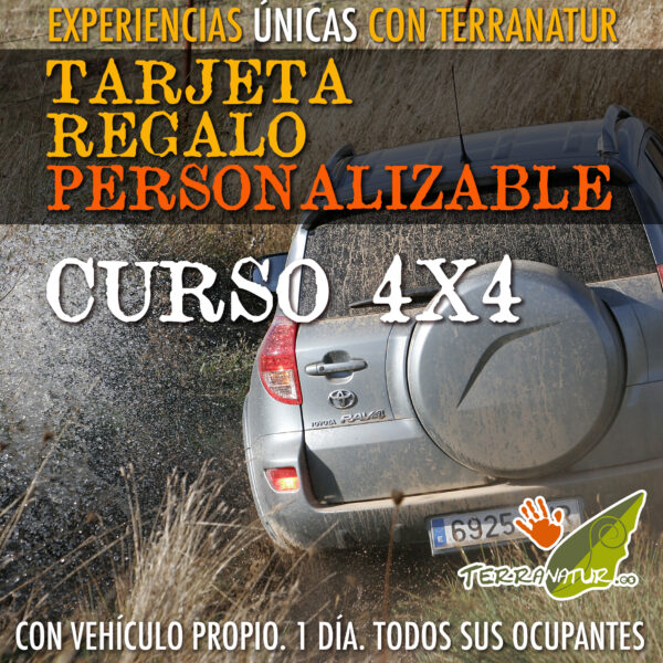 Tarjeta Regalo Personalizada curso 4x4 Terranatur