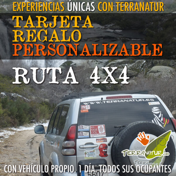 Tarjeta Regalo Personalizada ruta 4x4