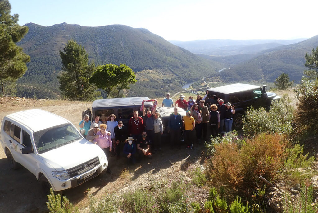 Grupo en las Hurdes