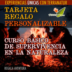 Tarjeta Regalo Personalizable Curso Supervivencia