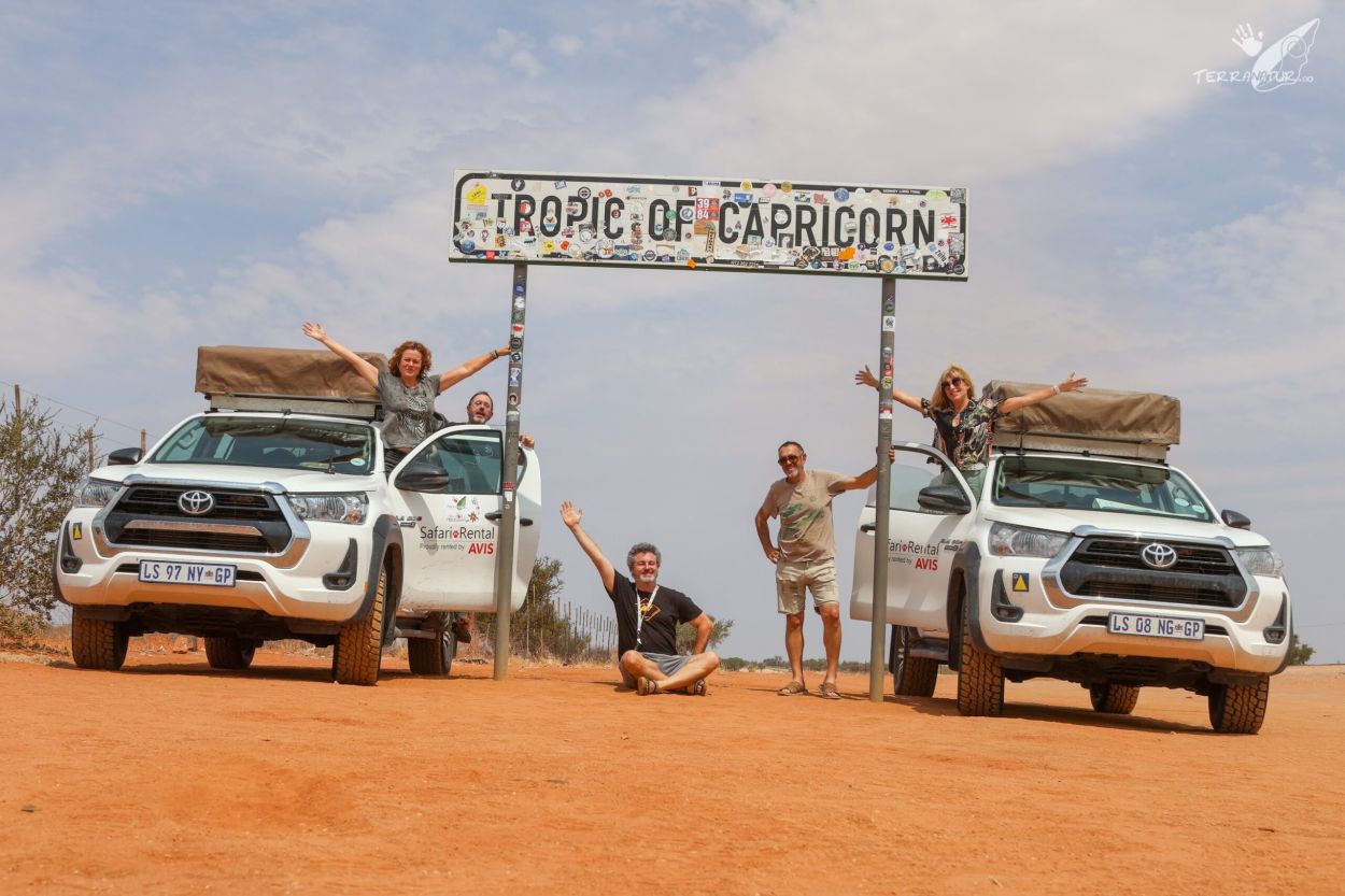 Cruzando el Tr&oacute;pico de Capricornio