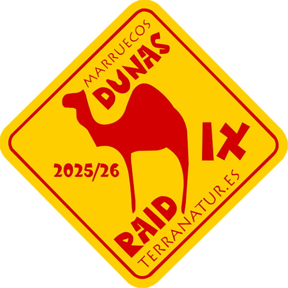 Logo tipo Dunas Raid IX. Marruecos 4x4 con Terranatur