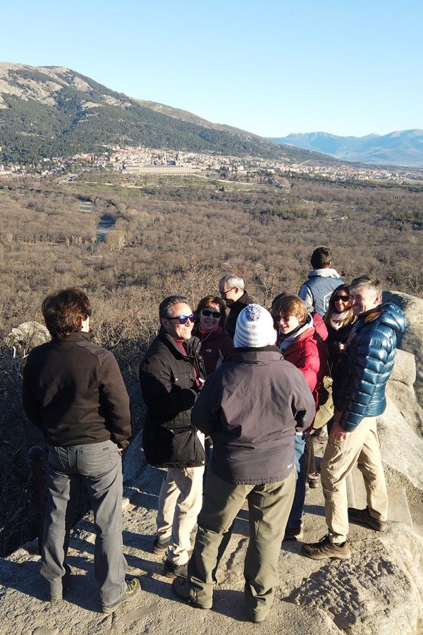 Senda Bot&aacute;nica El Escorial - Silla Felipe II. Geocaching por equipos con Terranatur.